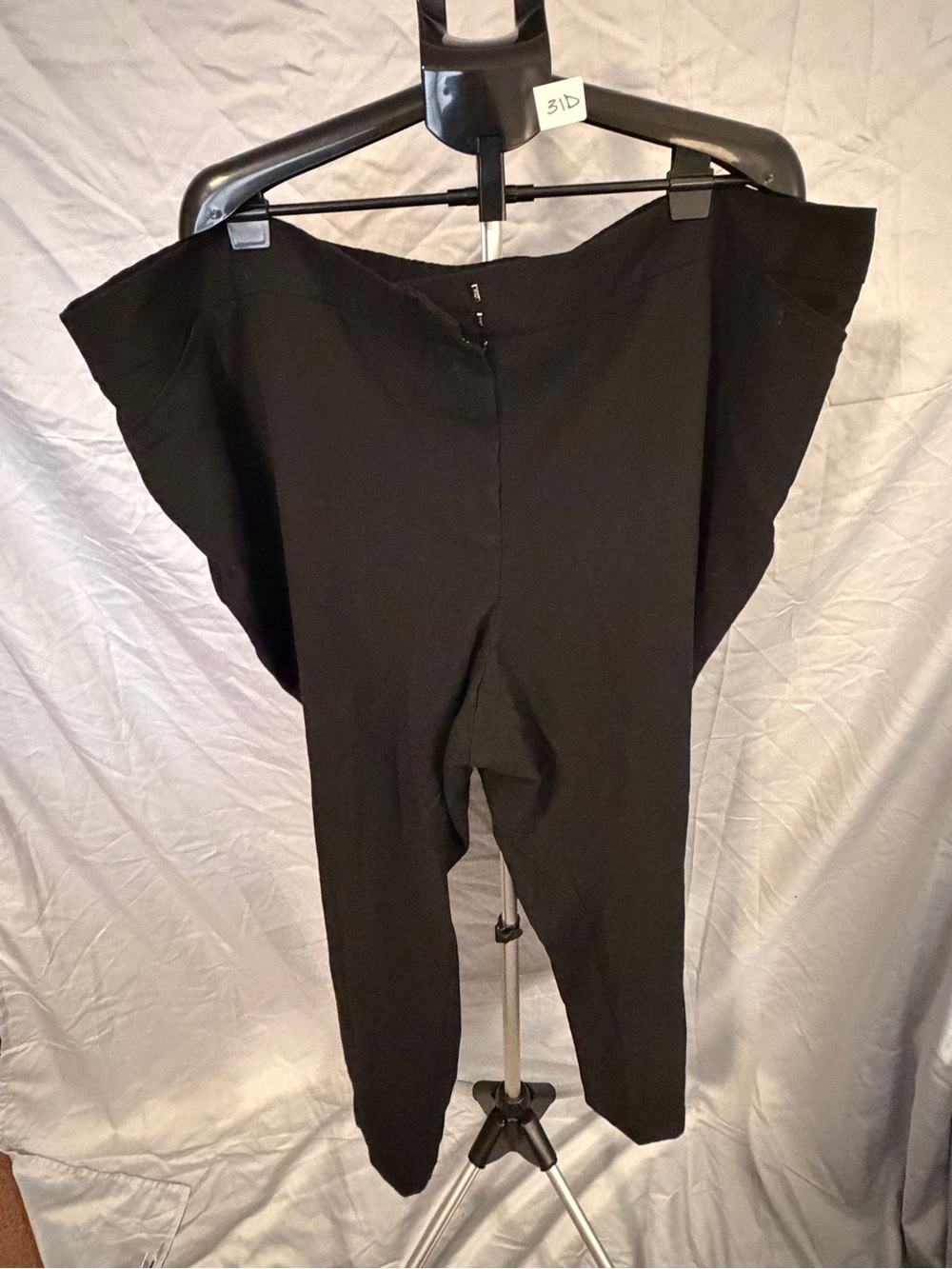 Black Women's Stretch Ponte Pants